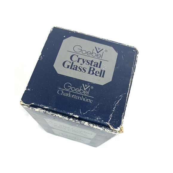 VTG Goebel Clear German Crystal Glass Bell 1978 Praying Choir Child Christmas - Picture 9 of 11